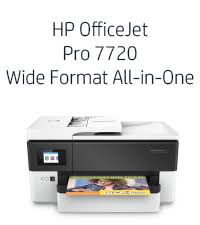 Hp officejet pro 7720 drivers and software download hp officejet pro 7720 printer is compatible with both 32 bit and 64 bit windows os versions. Amazon Com Hp Officejet Pro 7720 All In One Wide Format Printer With Wireless Printing Electronics