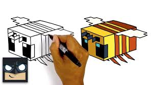 See more ideas about minecraft, minecraft designs, minecraft architecture. Best Draw Minecraft Bee Video Collection Myhobbyclass Com Learn Drawing Painting And Have Fun With Art And Craft