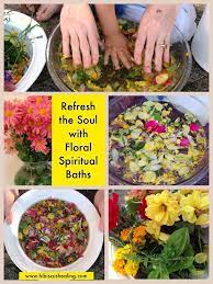 Flowers and herbs are so important to succulent bath and body! Learn How To Make Floral Spiritual Baths Spiritual Bath Spiritual Cleansing Bath Spiritual Cleansing