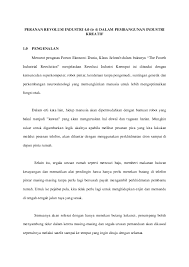 Doc Peranan Revolusi Industri 4 Bagi Seni Budaya Docx Rahmat Damiri Academia Edu