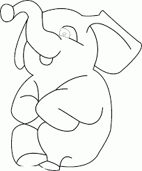 These alphabet coloring sheets will help little ones identify uppercase and lowercase versions of each letter. Transmissionpress Baby Elephant Coloring Pages Coloring Library
