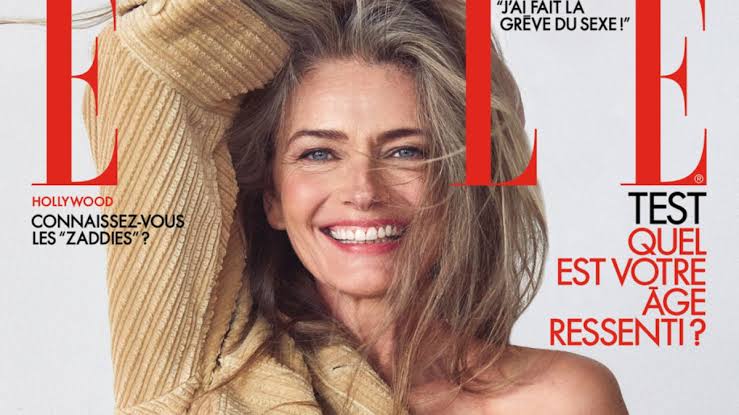 The Legendary Paulina Porizkova Is All Smiles on the 'Joyous' Cover of ELLE  France