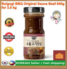 This korean beef recipe takes no time to make and is incredibly flavorful! Bek Sul Korea Bulgogi Bbq Original Sauce Beef 840g For 3 5kg Meat Made In Korea Lazada Ph