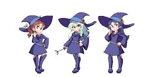 Little Witch Academia 02 By Ucantw1n Pixel Art Characters Little Witch Academy Pixel Art