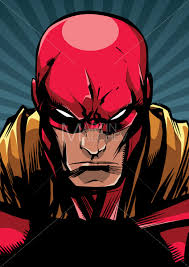 Superhero Portrait Ray Light