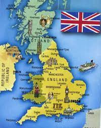 Mapa de reino unido con las ciudades. U K Map Mapa De Inglaterra Libro De Viaje Londres