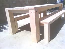 8 Table W 6x6 Legs And 2 Benches W Stain 560 Mvs Wood Benches More Outdoor Furniture Wood Bench Home Diy