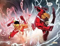 The Flash When Wally Met Wally Dc Kid Flash The Flash Superhero Wallpaper
