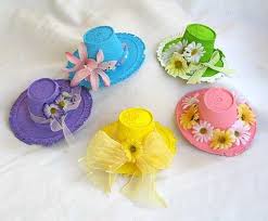 Styrofoam Cup Spring Hats Familycorner Com Easter Crafts Mothers Day Crafts Mothers Day Crafts For Kids
