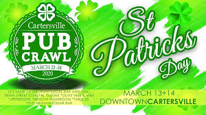 The journey down to the zagora desert from marrakech was long and i spent the morning boring tim to death as i rabbited on about camels. St Patrick S Day Pub Crawl Cartersville Bartow County Convention Visitors Bureau