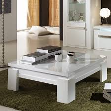 Grand choix de tables basses design et tables d'appoint. Table Basse Carree Blanche Laquee Design Ralph Kasalinea