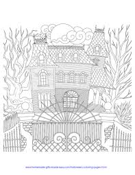 586x591 fairy tree house coloring pages google search fairy tree. 75 Halloween Coloring Pages Free Printables