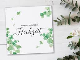 Dein Marktplatz Um Handgemachtes Zu Kaufen Und Verkaufen Wedding Guest Book Green Wedding Wedding