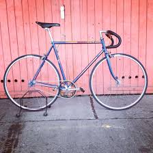 Vintage Peugeot Rennrad Roadbike Velobros Handmade Berlin Singlespeed Single Speed Fixie Darkblue Dunkelblau Rennrad Retro Fahrrad Fahrrad