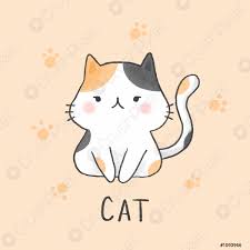 Maybe you would like to learn more about one of these? Mignon Chat Dessin Anime A La Main Style Vecteur Stock Crushpixel