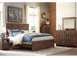 Mb116 Rustic Queen Storage Bed Dresser Mirror Nightstand Taft Furniture Showcase Furniture Master Bedroom Set Bedroom Panel