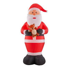 Santa claus christmas reindeer santa hat winter xmas decoration advent snow santa. Christmas Inflatables Outdoor Christmas Decorations The Home Depot