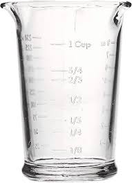 The cup presents as a bowl shape whilst the handle is depicted as a downward slanting period of consolidation. Amazon Com Anchor Hocking 8 Ounce Triple Pour Measuring Cup Clear Set Of 1 Measuring Beaker Kitchen Dining