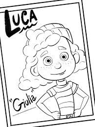 Butterfly coloring book (kids activity book). Luca Coloring Sheets Disney Pixar Free Printables