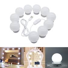 2020 Edison2011 Makeup Mirror Led Lights 10 Hollywood Vanity Light Bulbs For Dressing Table With Dimmer And Plug In Linkable Mirror Not Included From Edison2011 15 81 Dhgate Com