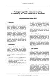 PLA Notes CD-ROM 1988-2001 3 Participatory gender resource mapping: a case  study in a rural community in Honduras