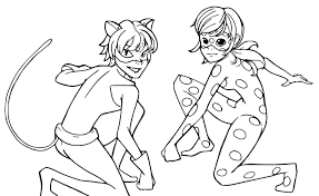 Maybe you would like to learn more about one of these? Chloe Ladybug And Cat Noir Coloring Pages Novocom Top