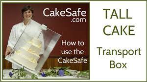 How To Use The Cakesafe Box To Travel With A Cake Wedding Cake Boxes Tall Wedding Cakes Cake Transport