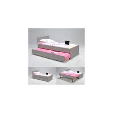 Matelas bébé et matelas enfant lit 90x190 cm. Marque Generique Lit Gigogne Sun 90x190 2 Sommiers 1 Tiroir Lit Gris Cadres De Lit Rue Du Commerce