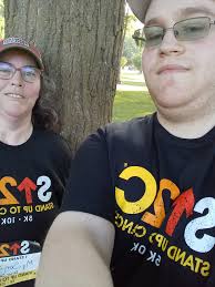 14.). #childhoodcancerawarenessmonth Day 14 Today, we feature Erin Check  out 2.36 miles #erin