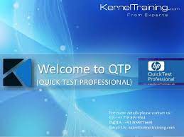 Hp quick test professional helps you in automating functional test cases. Hp Qtp Quick Test Professional Basics Online Training Ppt
