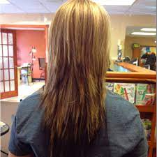 My New Hair Color Brown With Extreme Blonde Highlights On Top Deep Dark Brown On Bottom Kinda The Color I Want Amber Hair Blonde Highlights Hair Color