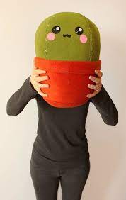 Giant Cactus Plushie Kawaii Cute Pillow Handmade By Plusheez Cactus Plushie Cute Pillows Handmade Plushies