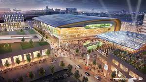 New fiserv forum tours show off the arena milwaukee magazine. Populous Unveils A Swooping New Arena Downtown Entertainment District For The Milwaukee Bucks