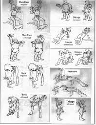 8 dumbbell workout chart pdf krtsy exercise chart hd