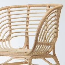 Buskbo Fauteuil Rotan Djupvik Wit Ikea In 2020 Rattan Rattan Armchair Ikea Armchair