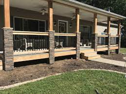 All our products are finely crafted and precisely manufactured in the united states using the finest materials and latest. Stone Porch Columns Front Porch Pillars By Laci Genstone