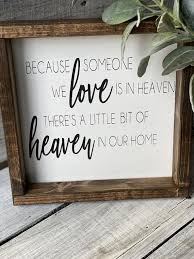 Heaven Sign Grief Gift For Grieving Loss Of Loved One In Etsy In 2020 Grief Gifts Grieving Gifts Sympathy Gifts