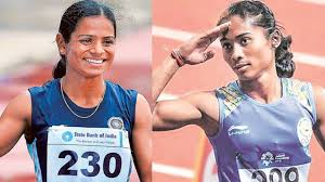 National record holder dutee chand became the first indian woman track and field athlete to clinch a gold medal in the world universiade after she won the 100m dash event in napoli. Dutee Chand Hima Das To Make One Last Attempt To Book Olympic Berths