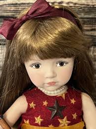 Handcrafted Porcelain Doll Liberty