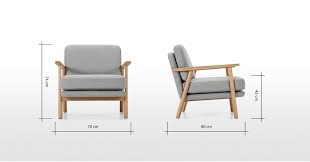 Lars Accent Chair Mountain Grey Made Com Chaises Contrastantes Chaise De Salon Chaise Moderne