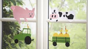 Sept einfache fensterbilder frühling vorlagen kostenlos. Fensterbilder Bauernhoftiere Vbs Hobby Bastelshop