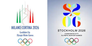 The olympic symbols are icons, flags and symbols used by the international olympic committee (ioc) to elevate the olympic games.some—such as the flame, fanfare and theme—are more commonly used during olympic competition, but others, such as the flags, can be seen throughout the years. Milan Cortina And Stockholm Reveal Logos As 2026 Winter Olympic Hopefuls Present Proposals At Anoc General Assembly