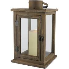 Large Rustic Wood Candle Lantern Walmart Com Wood Candle Lantern Rustic Lanterns Wooden Candle Lanterns