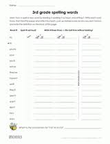 Get your first month free, then $12.99/mo., until canceled. 3rd Grade Spelling Words List 4 Of 36 3rd Grade Word Lists Worksheet Greatschools