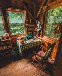 Pin By Anna On I Nterior Room Cabin Little Cabin Cozy House
