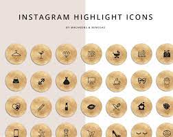 Instagram story highlight icons give your ig a more personalized, cohesive, and branded aesthetic with minimal effort. 52 Gold Instagram Story Highlights Icons Macarons And Mimosas