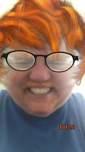 Ginger Guy with Weird Face