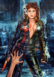 Rick Melton - Linda Blair Savage Streets - Scream Queens - Art Print – Wild  Star Hearts