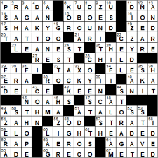 Most Coquettish Crossword Clue Archives Laxcrossword Com