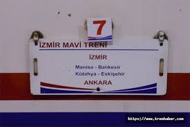 Izmir Mavi Treni Ankara Gar A Geliyor Trenler Haberleri
